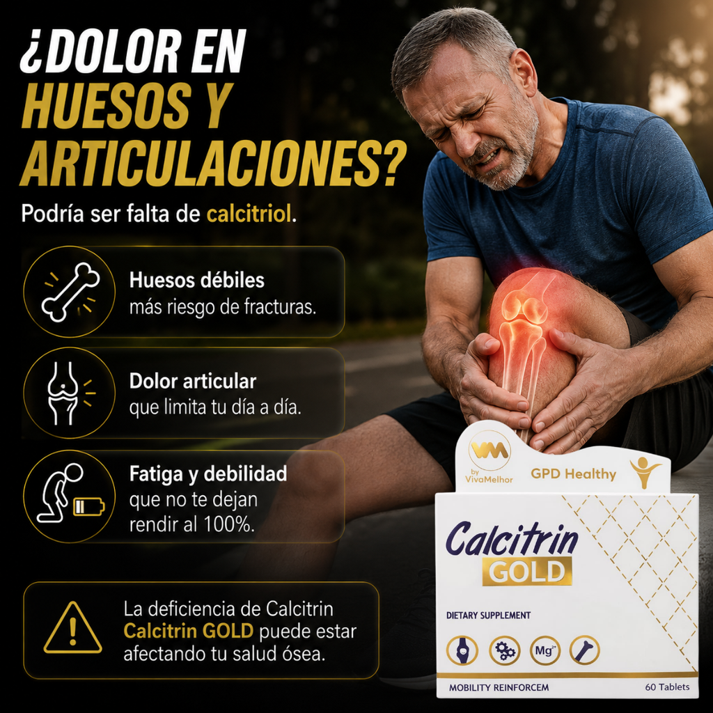 🔥¡Compra Hoy con 20% OFF + Envío Gratis y Pago Contra Entrega!🚚Recupera Tu Movilidad con Calcitrin Gold