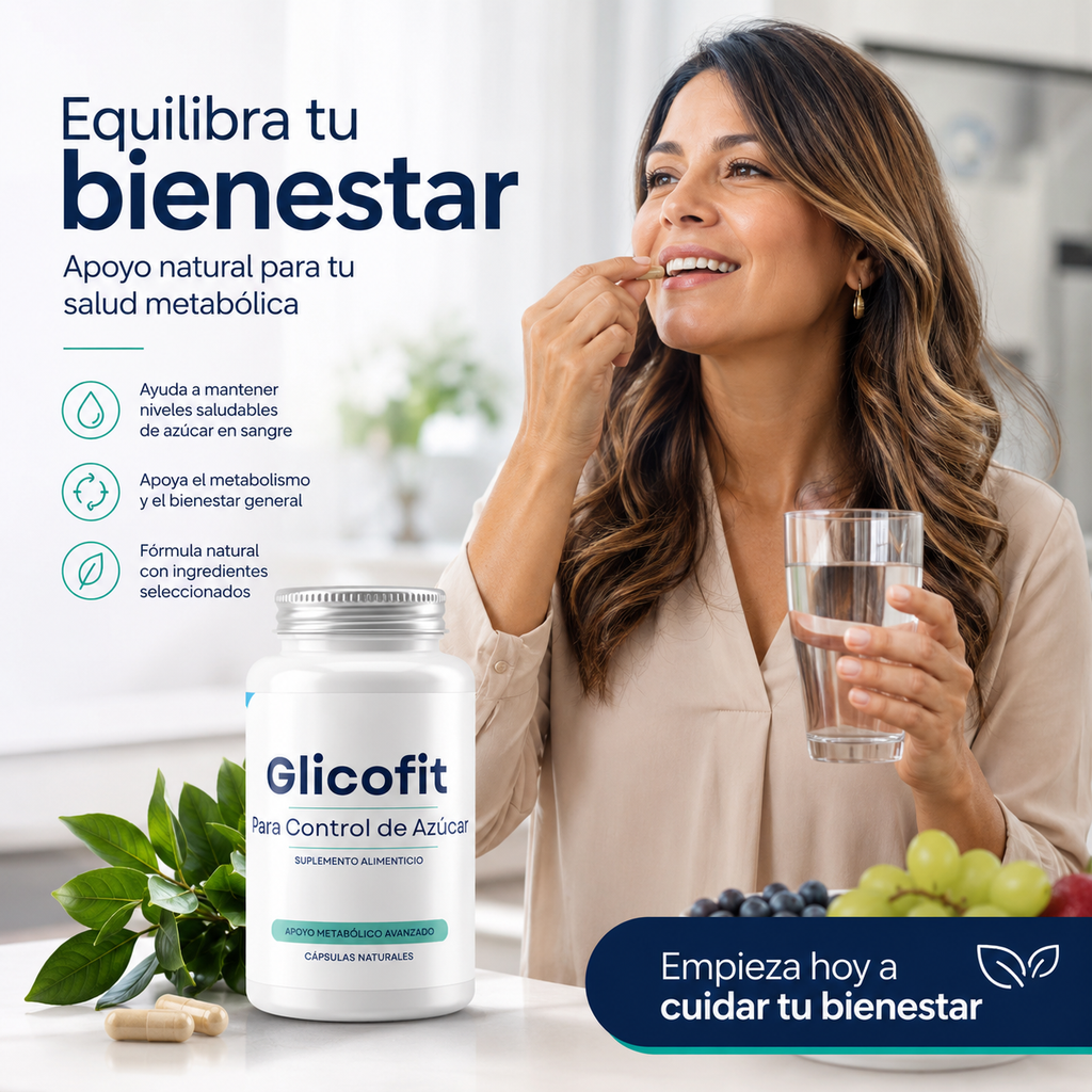 🔥 ¡ÚLTIMOS DÍAS DE PROMOCIÓN ESPECIAL!🌿 Glicofit: Control Natural para tu Bienestar Diario con 20% OFF + Envío Gratis  por tiempo limitado 🚚💚