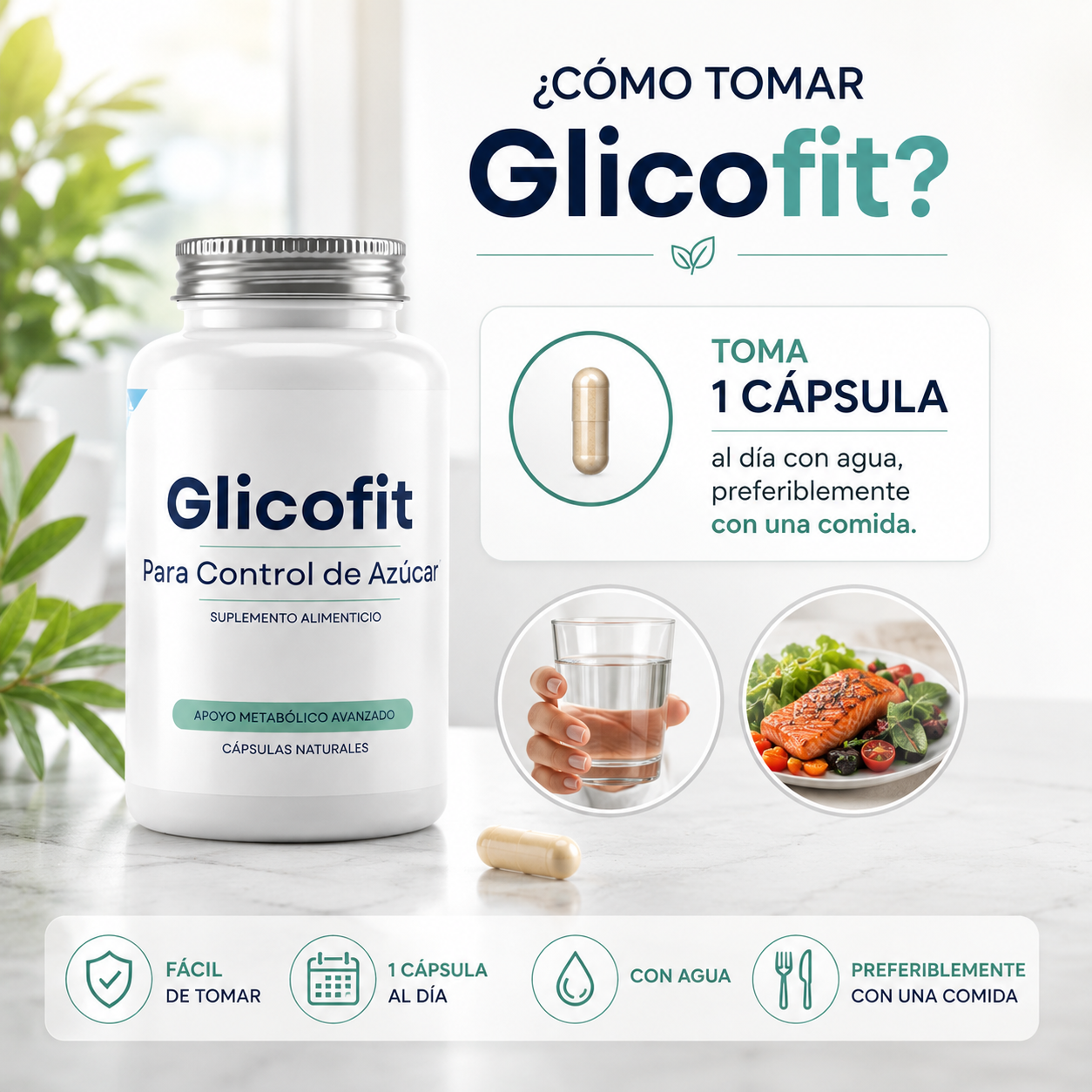 🔥 ¡ÚLTIMOS DÍAS DE PROMOCIÓN ESPECIAL!🌿 Glicofit: Control Natural para tu Bienestar Diario con 20% OFF + Envío Gratis  por tiempo limitado 🚚💚