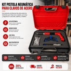 🎯 Pistola de Clavos de Acero Neumática: Evita Clavos Mal Fijados y Retrabajos Costosos. 20% DE DESCUENTO + ENVÍO GRATIS🔥